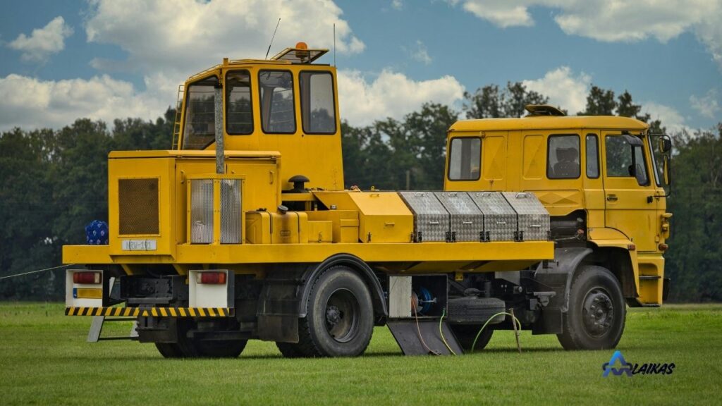 Modern commercial vehicles including trucks and delivery vans used for business transportation